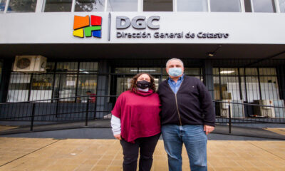 Passalacqua visitó la Dirección de Catastro y tuvo una nutrida agenda de trabajo con Mariana Mira