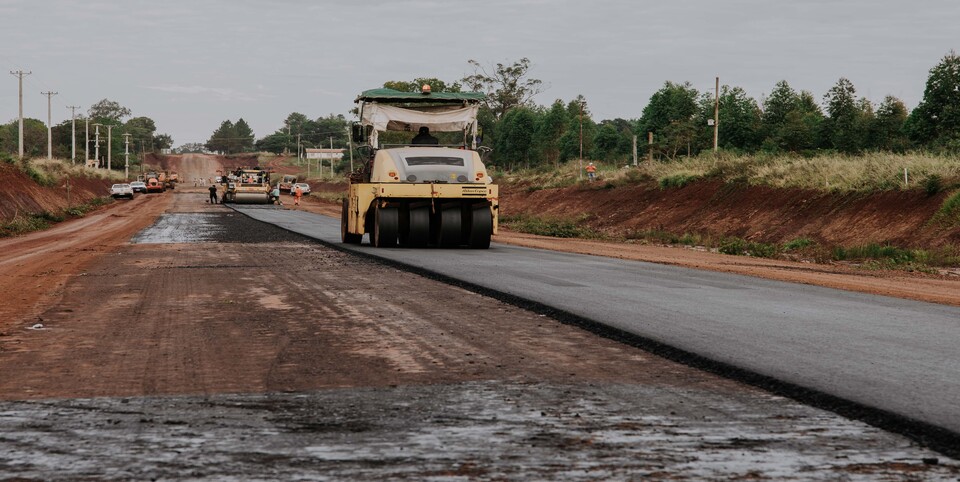 Se iniciaron las obras de asfaltado del último tramo de la Ruta Provincial N°2