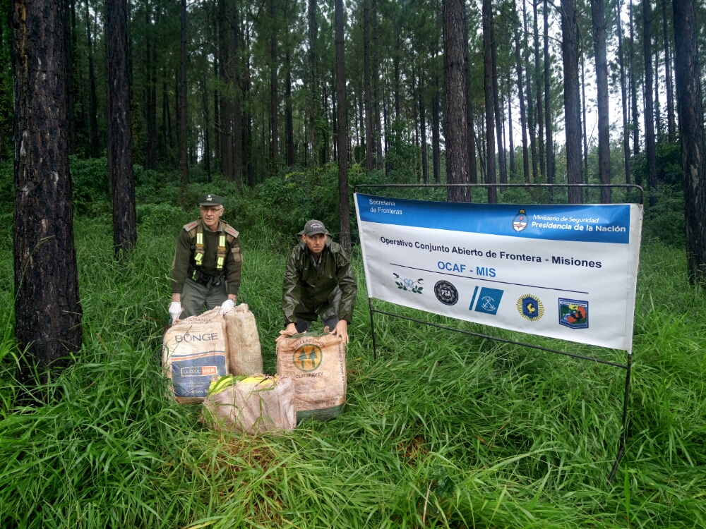 GN incautó más de 100 kgs de marihuana