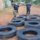 Nueve personas detenidas, un menor demorado y se secuestraron ocho neumáticos