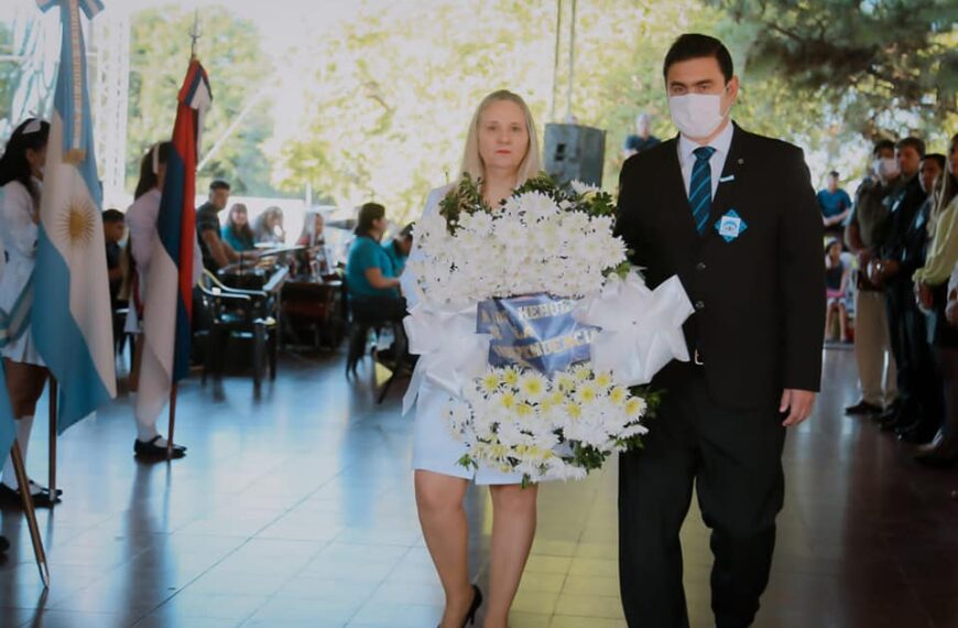 Eldorado realizó el Acto por Independencia en la Escuela Provincial N° 468