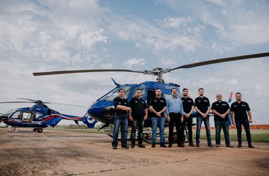 Misiones incorporó un nuevo helicóptero a la flota de la Policía provincial