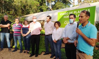 Agricultura Familiar y varios intendentes visitaron la plantinera de Eldorado para conocer la experiencia de la misma