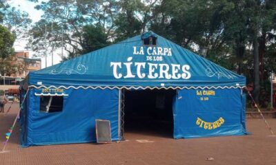 La Carpa de los Títeres regresa a la plaza Sarmiento de Eldorado