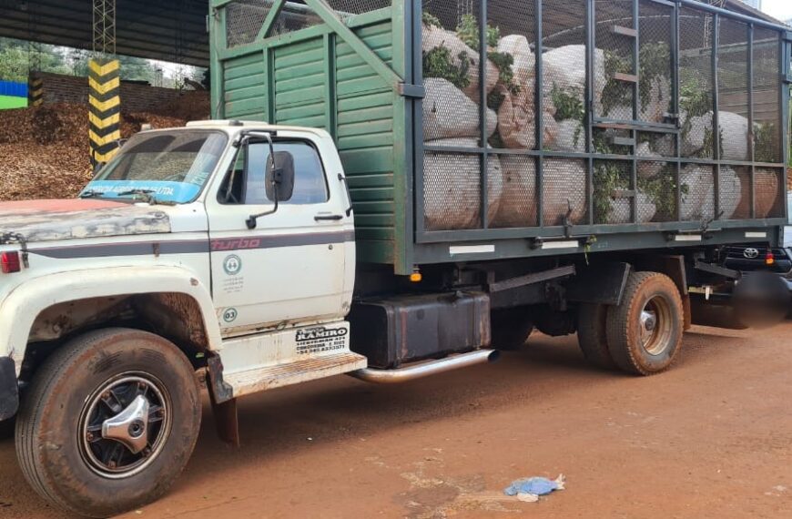 Frustraron el robo de más de 3 mil kilos de yerba mate en Villa Bonita