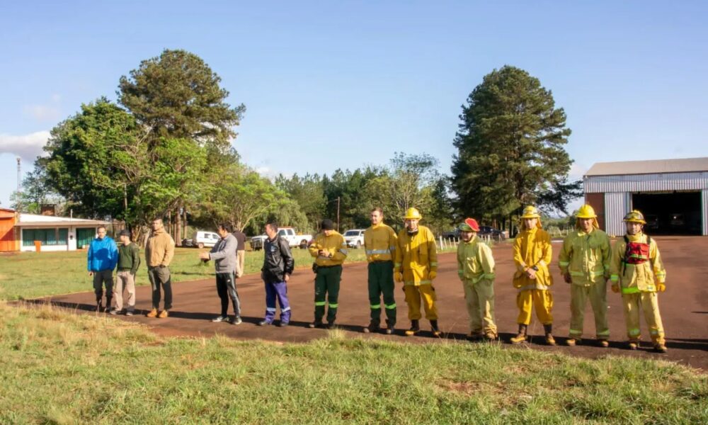 La Dirección de Protección Civil se capacitó en Combate y Prevención de Incendios Forestales