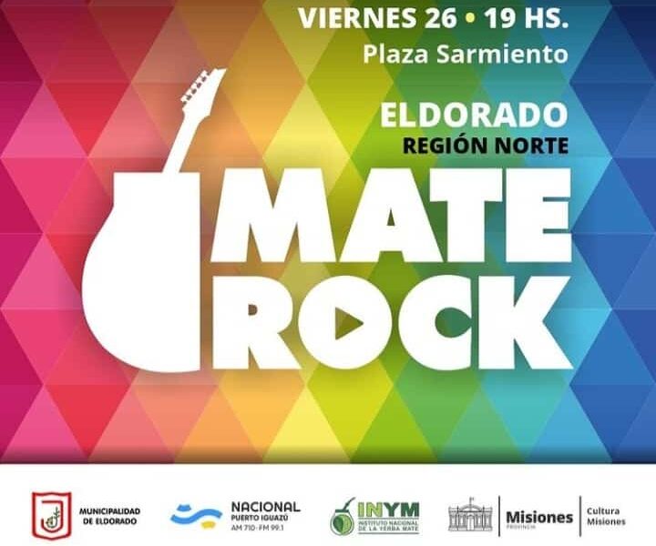 El Mate Rock llega a plaza Sarmiento de Eldorado