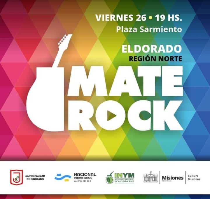 El Mate Rock llega a plaza Sarmiento de Eldorado