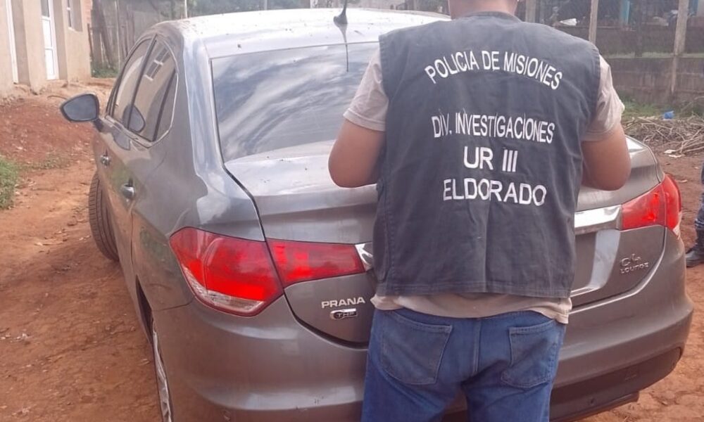 Se recuperó en Eldorado otro vehículo robado de Buenos Aires