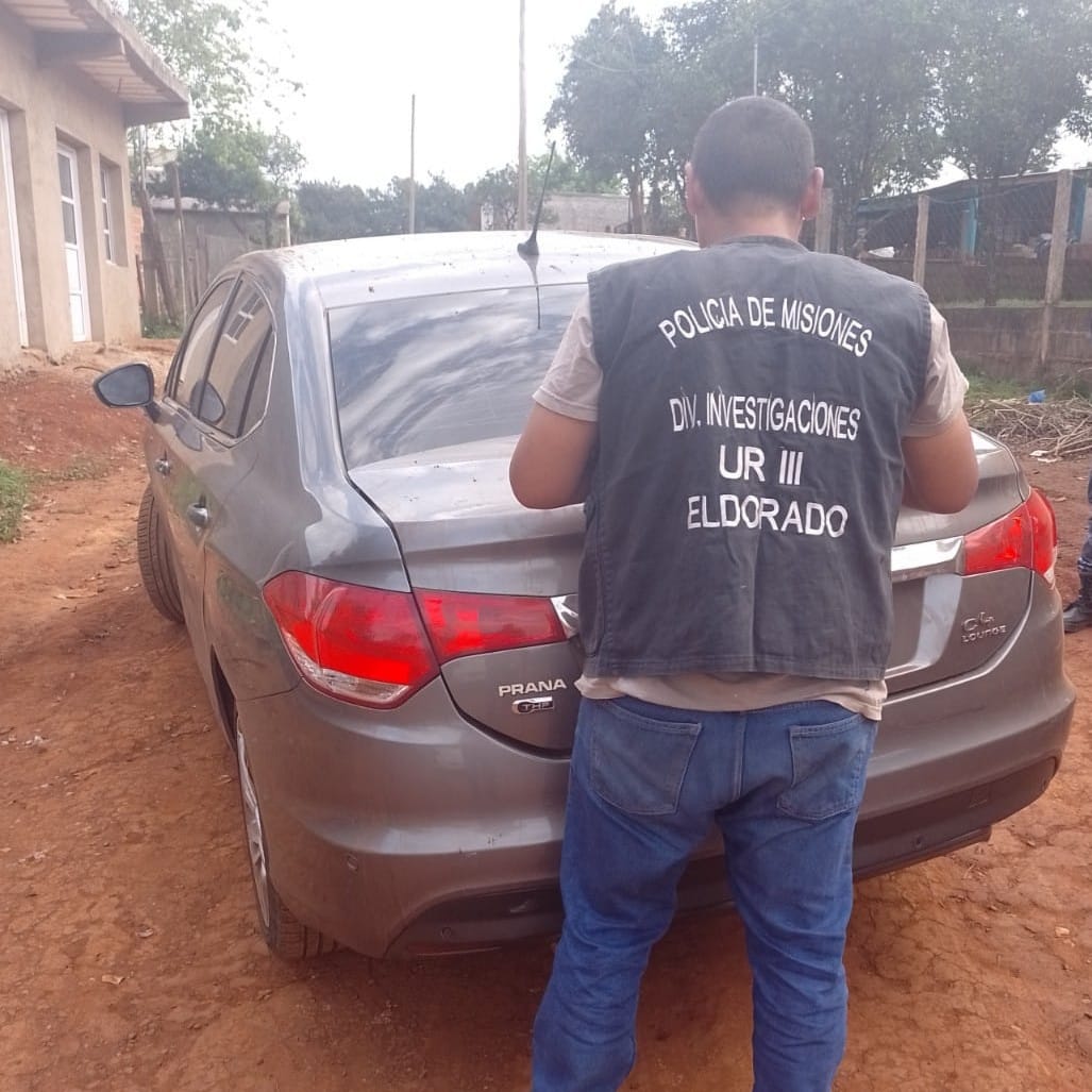 Se recuperó en Eldorado otro vehículo robado de Buenos Aires