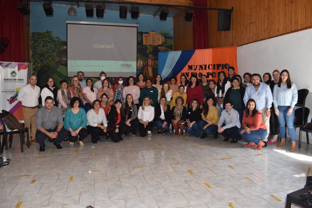 Montecarlo participo de una capacitación de Unicef en la Casa de la Cultura de Campo Viera
