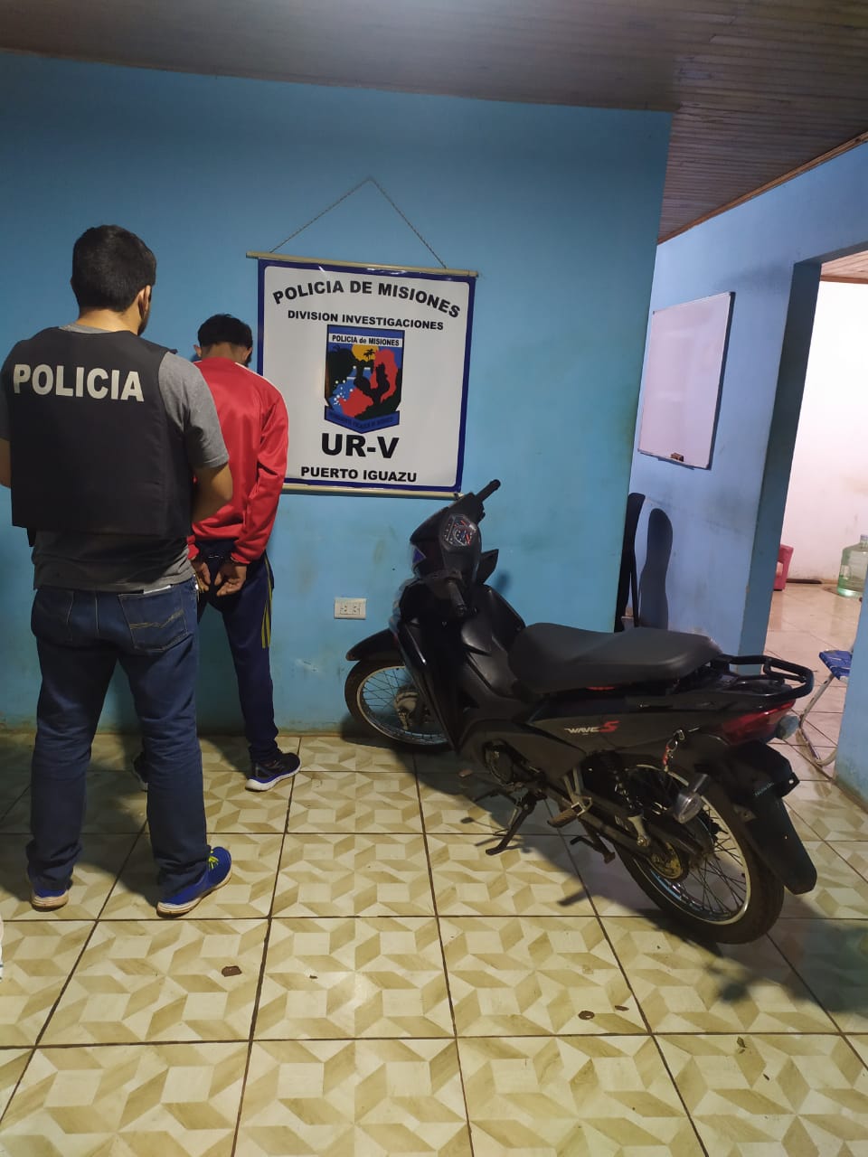 Apresaron a un joven por el robo de una motocicleta en Iguazú