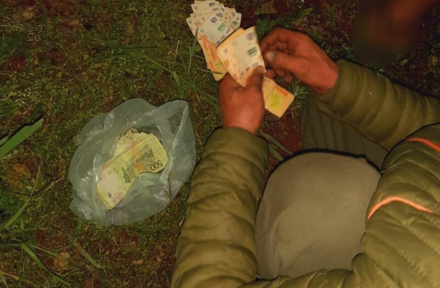 Un Joven detenido por robarle 190 mil pesos a una mujer