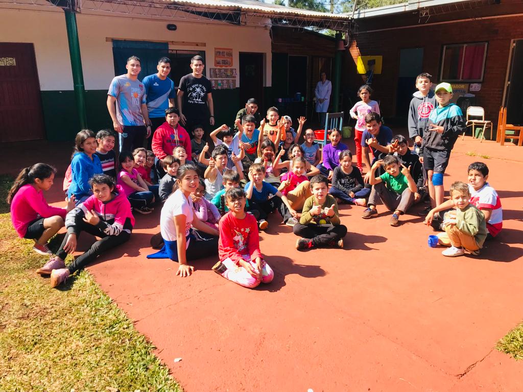 Alumnos del Profesorado de Educación de la UGD realizaron festejos por el Día del Niño