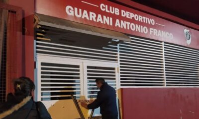 Clausuraron el Estadio de Guaraní Antonio Franco tras la consagración y posterior batalla campal