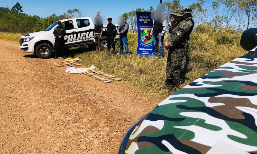 Hallaron droga escondida entre malezas en una zona rural de Dos Hermanas