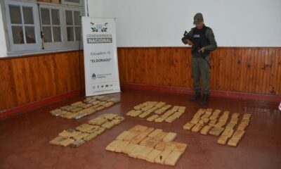 Gendarmería Nacional incautó 83,588 kg de marihuana en el Paraje Parejhá