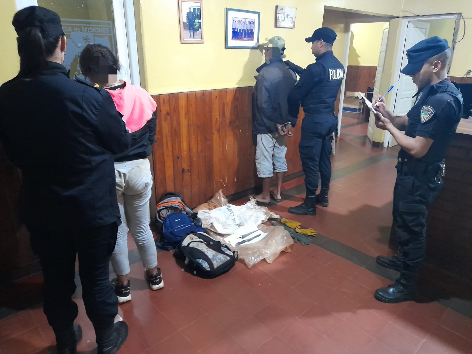 Dos cuatreros detenidos y elementos secuestrados por el robo a un colono en Guaraní