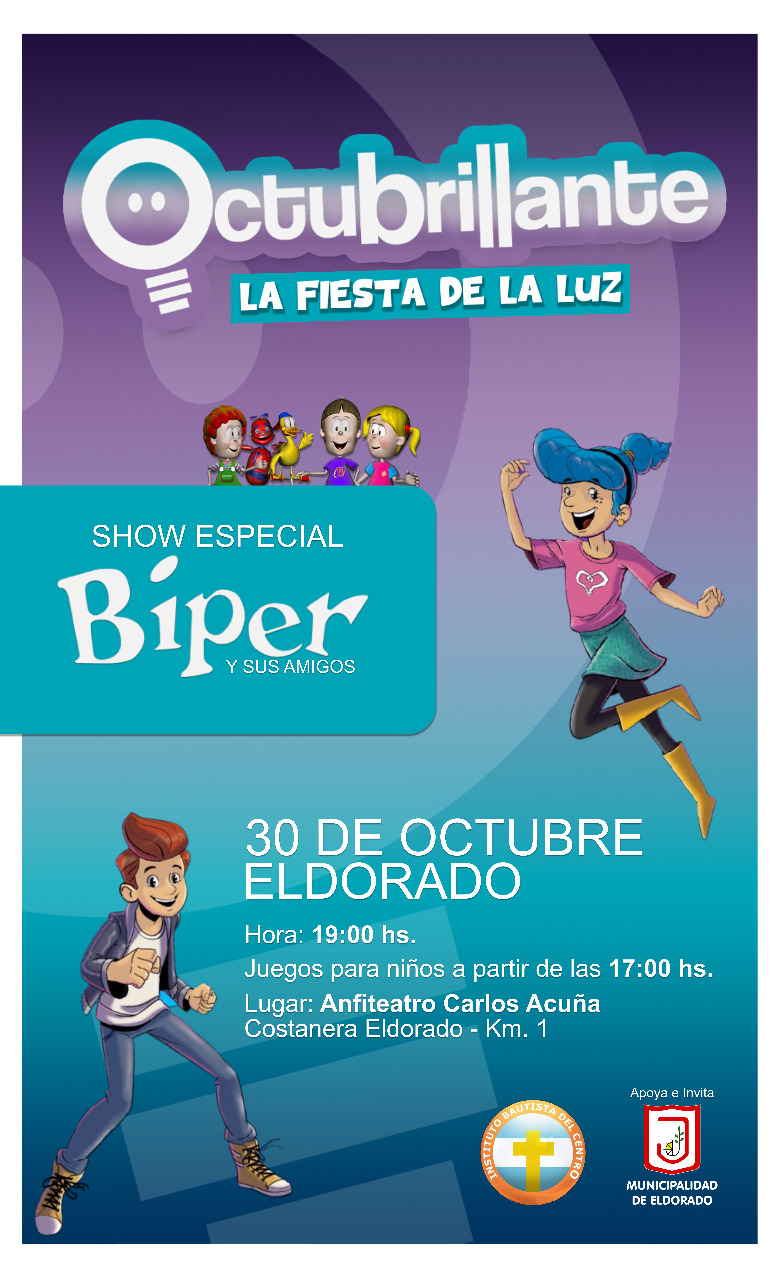 Eldorado se prepara para vivir la fiesta de Octubrillante "La fiesta de la Luz"