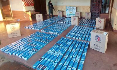 Gendarmería Nacional incautó 4 mil paquetes de cigarrillos en Piray