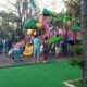 Cientos de niños disfrutan del nuevo espacio de juegos de la Plaza Sarmiento que ya está habilitado