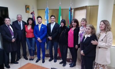 En su gira por la provincia el Cónsul General de Italia visitó Eldorado y se reunió con el Intendente