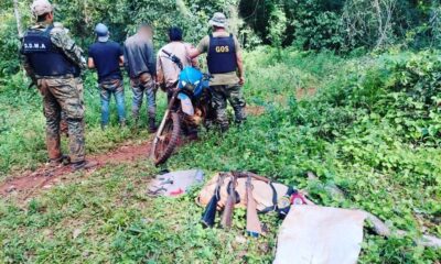 Arrestaron a tres cazadores furtivos en la reserva Yabotí y secuestraron armas de fuego