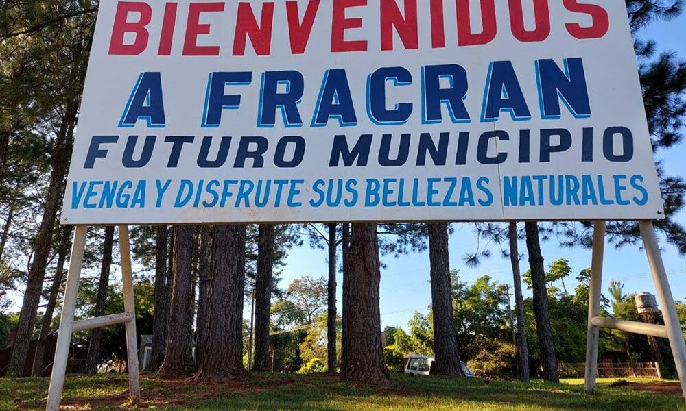 Fracrán se convirtió en el Municipio 78 de Misiones
