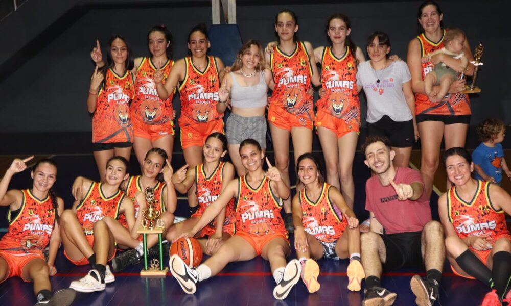 Las chicas de Pumas de Montecarlo se quedaron el título del básquet femenino de Eldorado Juega