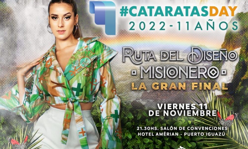 La Ruta del Diseño Misionero elegirá a su nuevo Embajador este viernes 11 en Puerto Iguazú en el marco del #CataratasDay