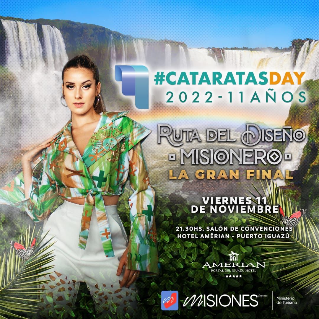 La Ruta del Diseño Misionero elegirá a su nuevo Embajador este viernes 11 en Puerto Iguazú en el marco del #CataratasDay