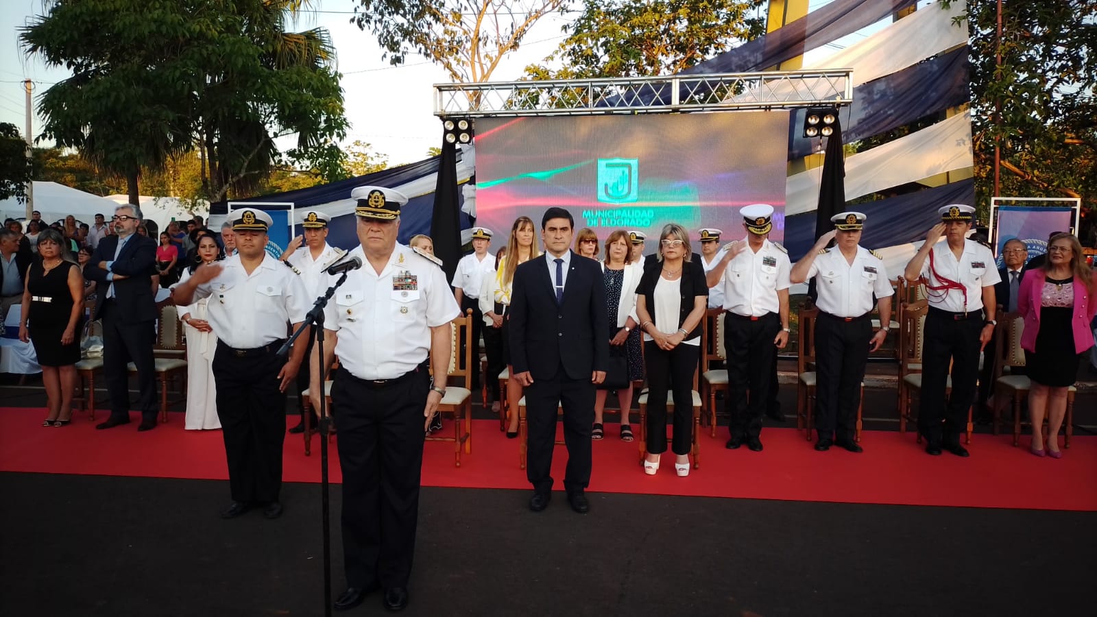 Con un acto central, la Prefectura Naval Argentina de Eldorado celebró su 100 aniversario