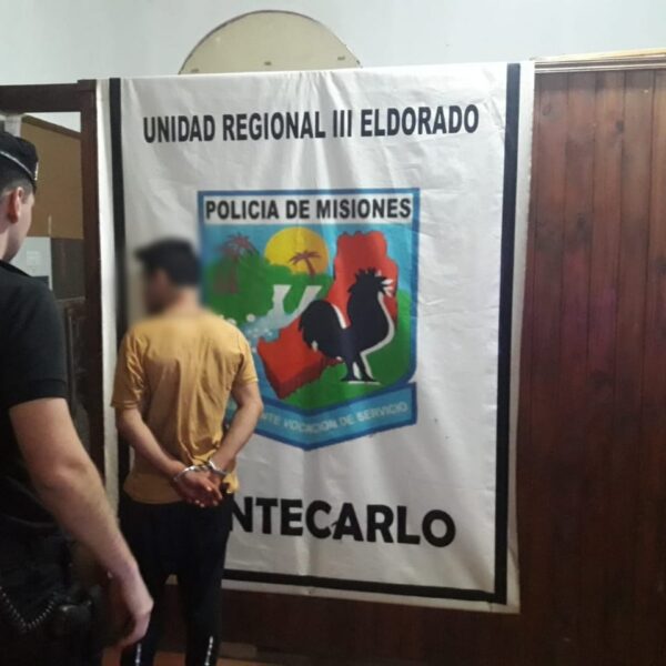 Arrestaron a dos hombres, uno por robo y otro por una desobediencia judicial en Montecarlo