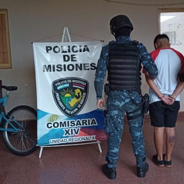 Cayó “Kindi” por estar implicado en un robo a mano armada en Garupá