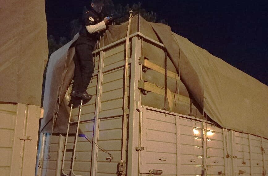 700 toneladas de granos fueron retenidas en los últimos dos meses
