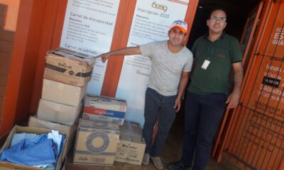 Nueva donación de Choferes Solidarios: 9 cajas de ropa fueron destinadas a un merendero barrio Elena