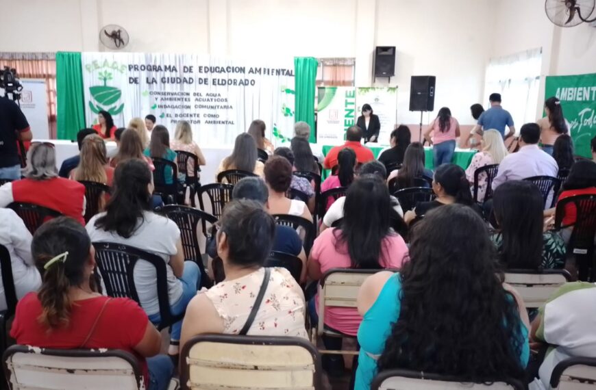 Entregaron certificados a participantes del Programa Educación Ambiental