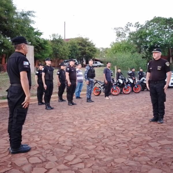 Continúan los despliegues policiales preventivos en los barrios de Eldorado