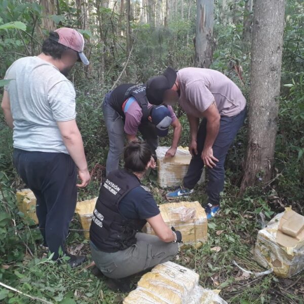 La Policía de Misiones incautó más de cien kilos de marihuana en General Urquiza