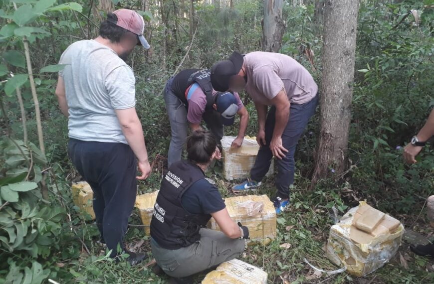 La Policía de Misiones incautó más de cien kilos de marihuana en General Urquiza