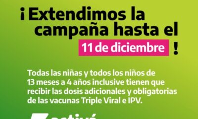 Campaña Nacional de Vacunación contra Sarampión, Rubéola, Paperas y Poliomielitis