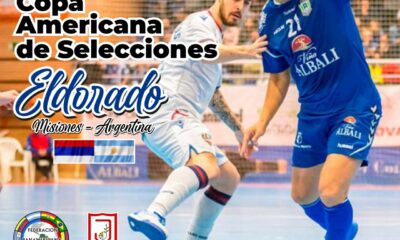 Eldorado recibe a los mejores equipos en la "Copa Americana de Selecciones" de futsal