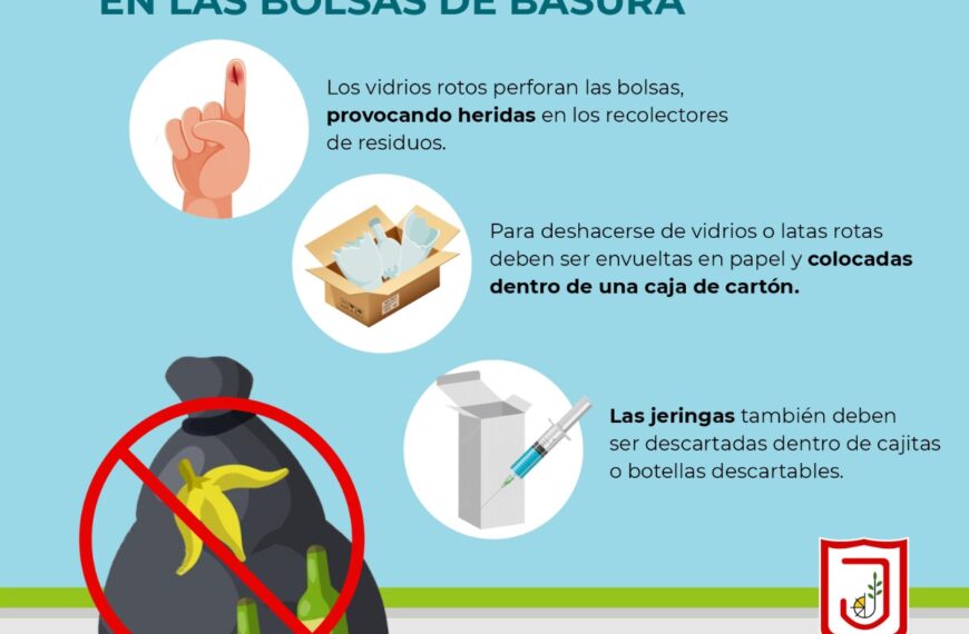 El sector de recolección de residuos de la Municipalidad de Eldorado recomienda como arrojar los residuos en el basurero