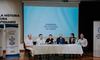 El Gobernador, junto a autoridades de Aduana, recorrió Oberá e Iguazú, también entregó maquinaria vial en Panambí