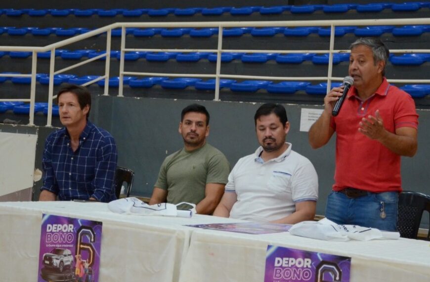 El Ministerio de Deportes realizó entrega de Deporbono 6 a clubes de Posadas