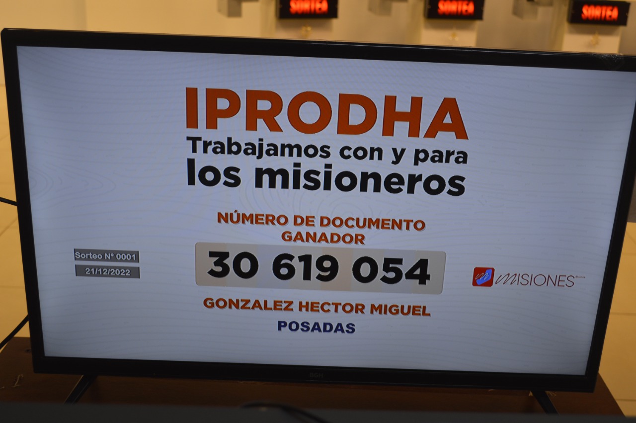 Un adjudicatario de Itaembé Guazú fue el ganador del sorteo entre los adjudicatarios que mantienen su cuota al día