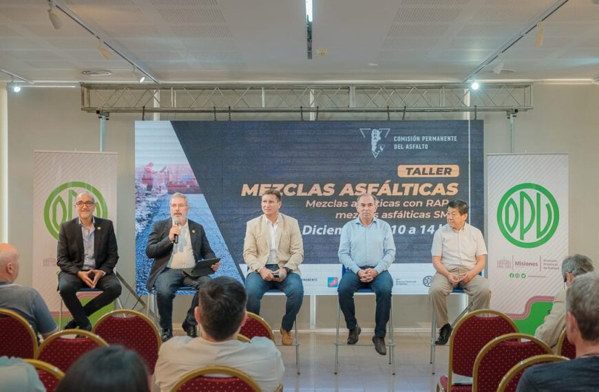 Más de 900 profesionales se capacitaron en el Taller del Asfalto 2022 en Posadas