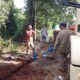 Ya perforaron el pozo en el barrio Los Lapachos y esperan que para mañana esté funcionando y abasteciendo de agua a los vecinos