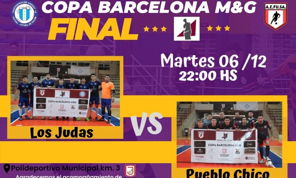 Los Judas y Pueblo Chico juegan la final del Torneo oficial de la AEFUSA