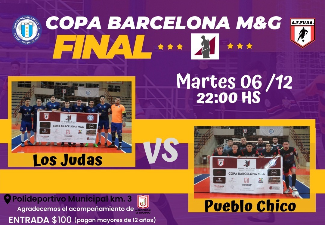 Los Judas y Pueblo Chico juegan la final del Torneo oficial de la AEFUSA